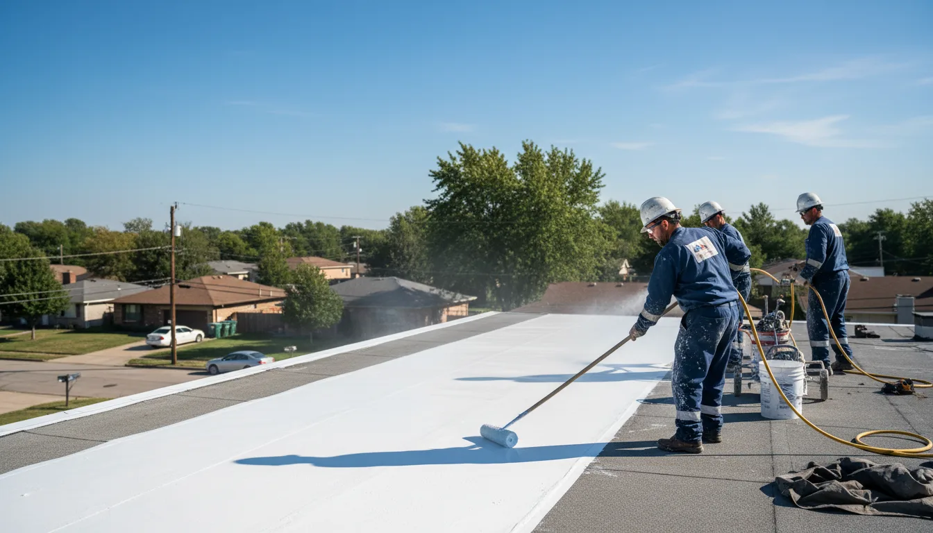 Commercial roof coating in Red Jacket, WV near me